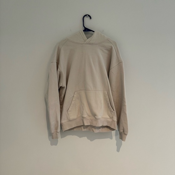 Cotton On Boxy Cream Hoodie Size Small Like New - Picture 1 of 1